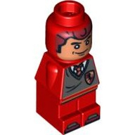 Lego mikrofigurka Nebelvír, červená (4594471)